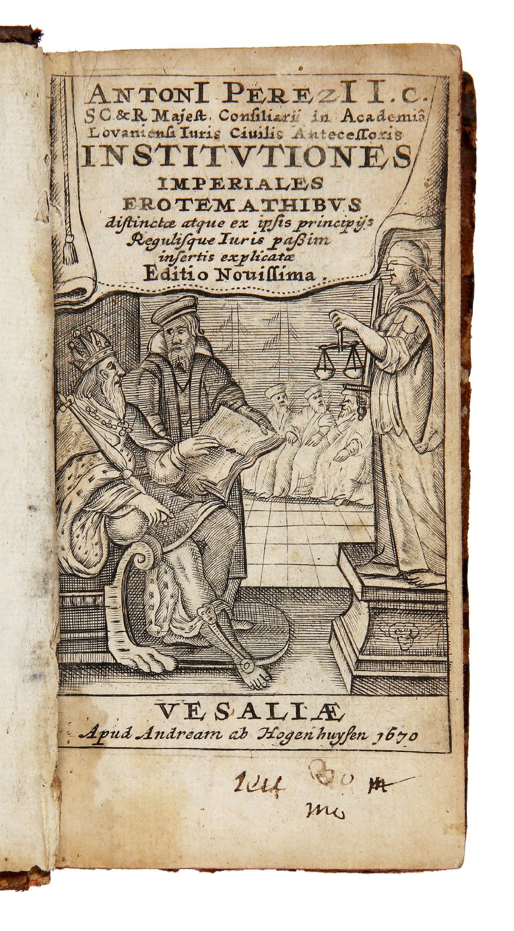 Abebooks Institutiones Imperiales Erotemathibus distinctae