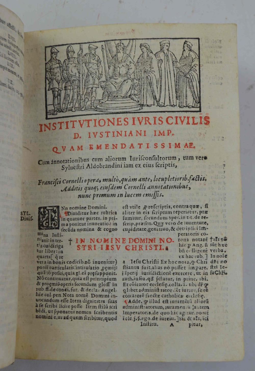 Abebooks Institutiones Iuris Civilis D. Iustiniani Imper. Accuratius quam unquam antea recognitae atque emendatae&