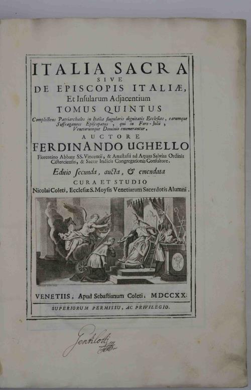 Abebooks Italia sacra sive de episcopis Italiane et insularum adjacentium tomus quintus
