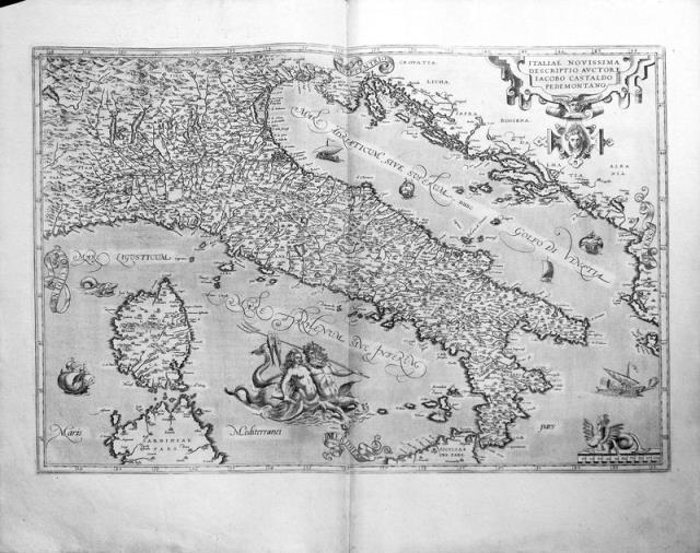 Abebooks Italiae Novissima Descriptio Auctore Iacobo Castoldo pedemontano