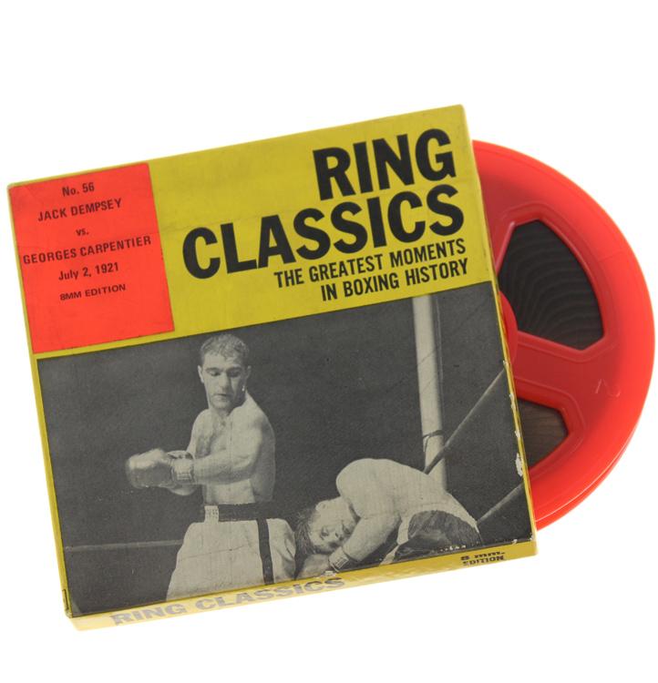 Abebooks JACK DEMPSEY vs GEORGES CARPENTIER July 2 1921 - RING CLASSICS No. 56 (8 mm original film):