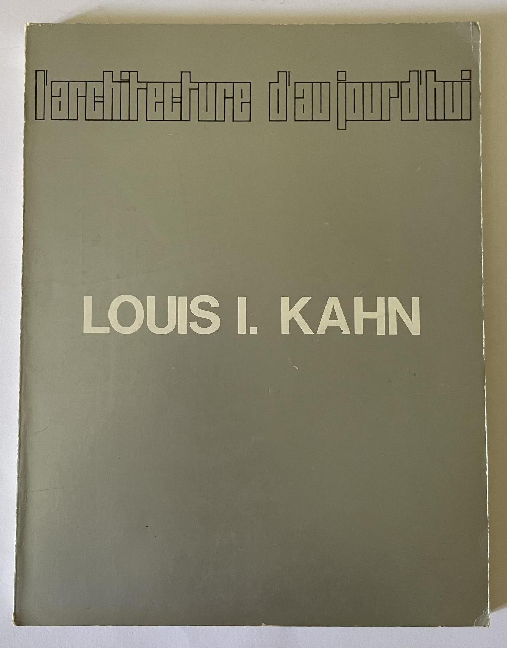 Abebooks L' ARCHITECTURE D'AUJOURD'HUI no 142 anno 1969 Louis I. Kahn