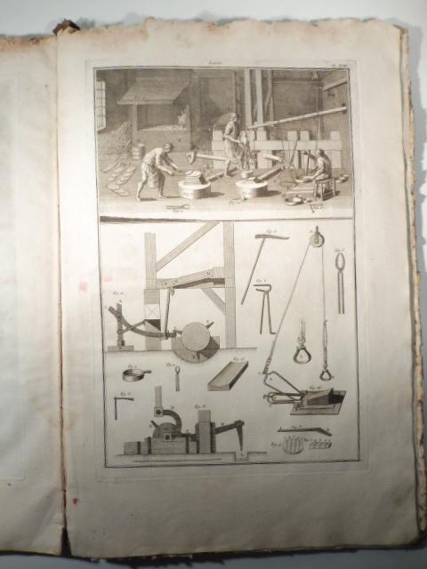 Abebooks L'art de convertir le cuivre rouge ou cuivre de rosette en laiton ou cuivre jaune au moyen de la pierre calaminaire; de le fondre en tables; de le battre sous le martinet & le tirer a' la filie're