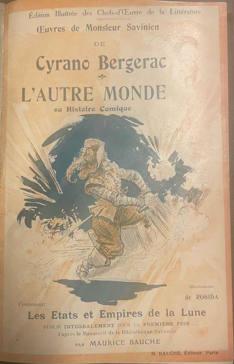 Abebooks L'Autre monde ou Histoire comique des États et Empires de la Lune - Histoire comique des états et empires du soleil. Illustration de Robida