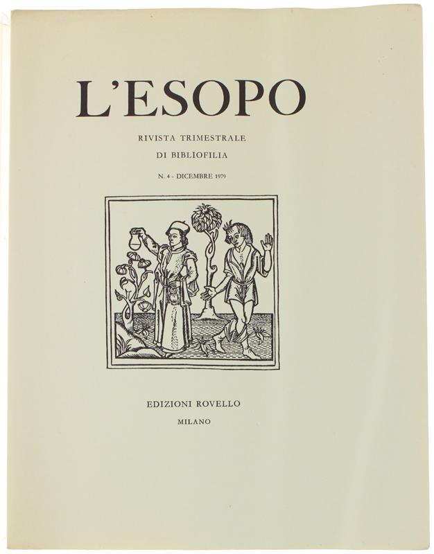 Abebooks L'ESOPO. Rivista trimestrale di bibliofilia. N. 4 - dicembre 1979.: