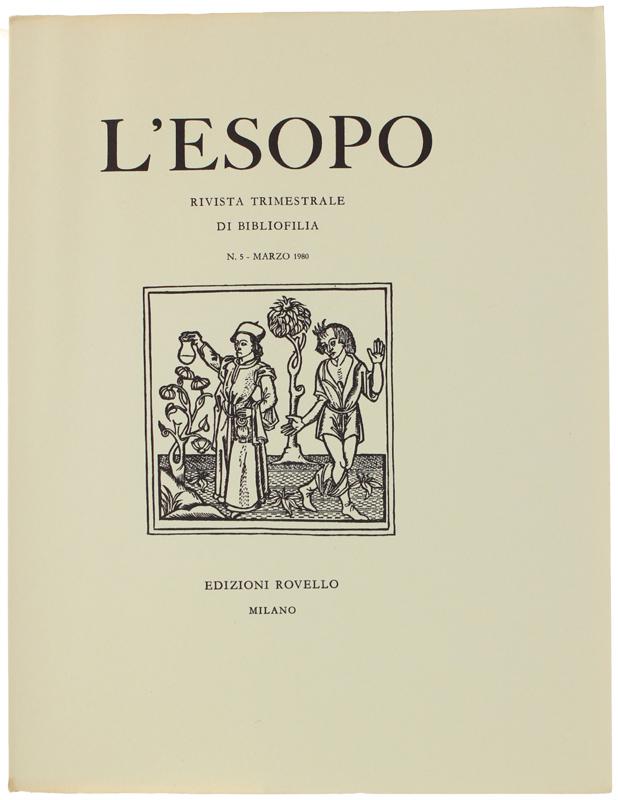 Abebooks L'ESOPO. Rivista trimestrale di bibliofilia. N. 5 - Marzo 1980.: