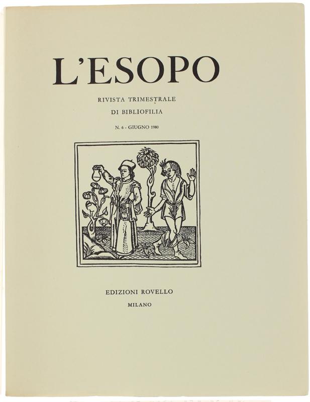 Abebooks L'ESOPO. Rivista trimestrale di bibliofilia. N. 6 - Giugno 1980.: