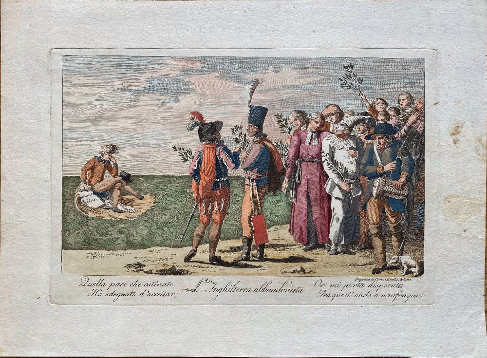 Abebooks L'Inghilterra abbandonata: Quella pace che ostinato/ Ho sdegnato d'accettar/ Or mi porta disperato/ Fra quest'onde a naufragar