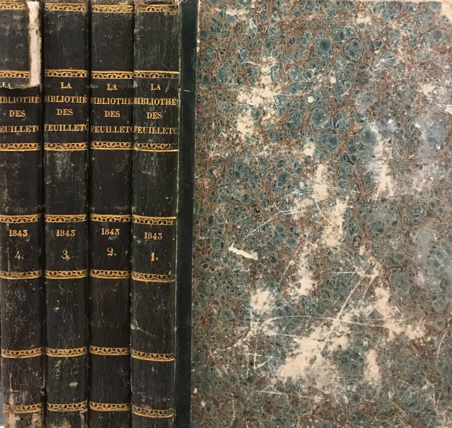 Abebooks La Bibliotheque des feuilletons 1843 recueil de romans nouvelles et feuilletons