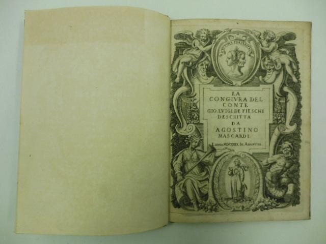 Abebooks La congiura del Conte Gio. Luigi Fieschi descritta da Agostino Mascardi