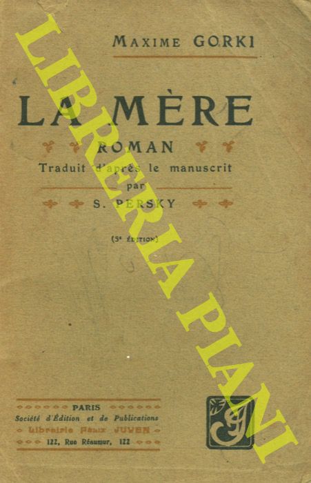 Abebooks La mère. Roman. Traduit d'après le manuscrit par S.Persky