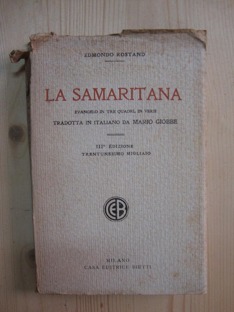 Abebooks La Samaritana (Evangelo in tre quadri in versi)