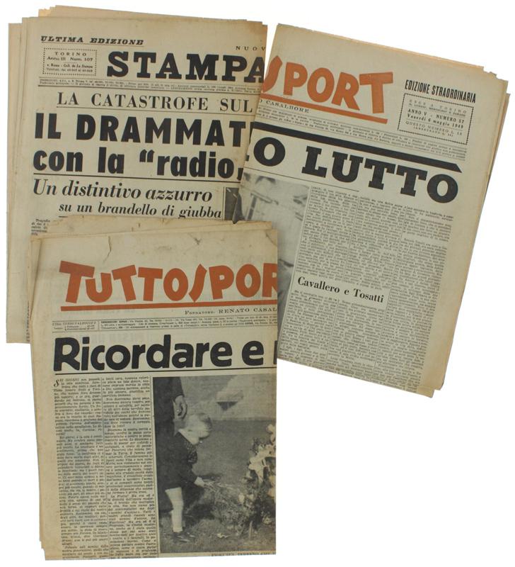 Abebooks LA TRAGEDIA DEL TORINO. Tre quotidiani contemporanei.: