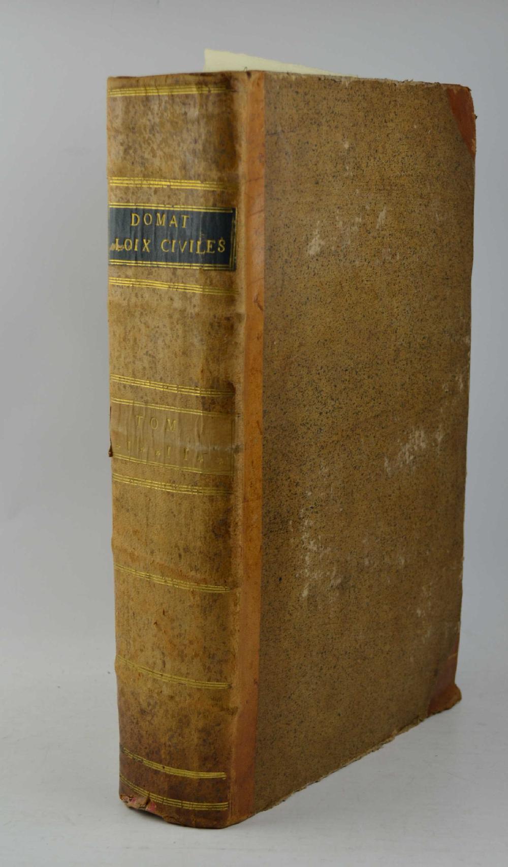 Abebooks Les loix civiles dans leur ordre naturel; le droit public et legum delectus. Nouvelle édition revue corrigée et augmentée des Troisieme et Quatrieme Livres du Droit Public; par M. de Hericourt Avocat au Parlement