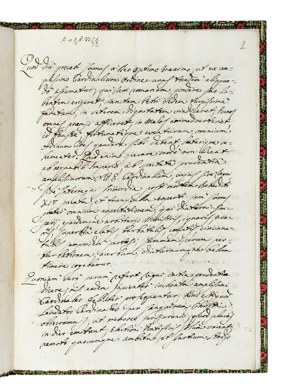 Abebooks Lettera d'avvertimento scritta all'Emi Card. li esistenti nel Conclave sopra l'elezione del Nuovo Pontefice l'anno 1758