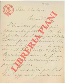 Abebooks Lettera Manoscritta Con Firma Autografa Di Gioacchino Pepoli