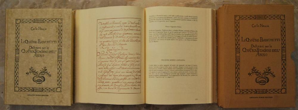 Abebooks LI QUATTRO BANCHETTI DESTINATI PER LE QUATTRO STAGIONI DELL'ANNO