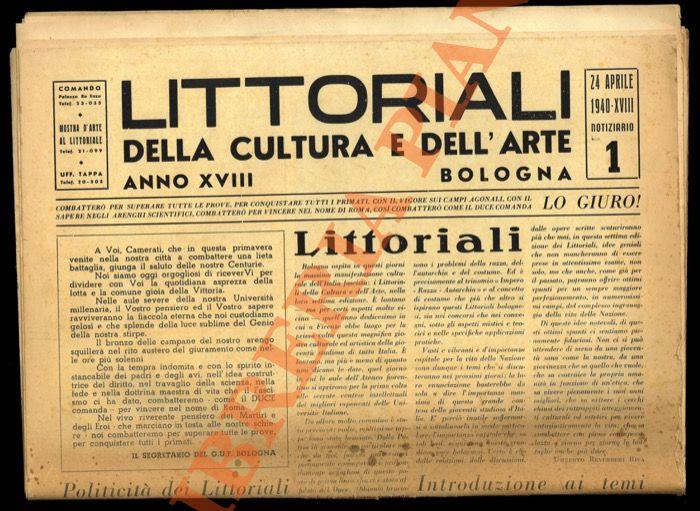 Abebooks Littoriali della cultura e dell'arte. Bologna