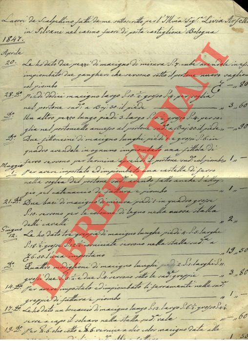 Abebooks Lotto di circa 200 fogli : ricevute attestazioni conti lettere ecc