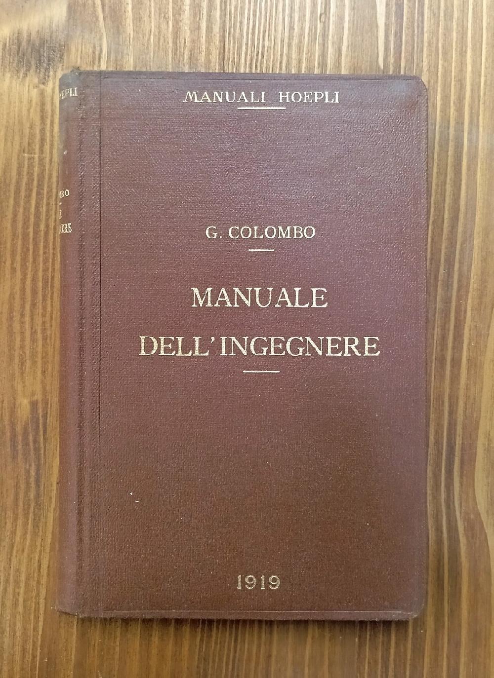 Abebooks Manuale dell'Ingegnere civile e industriale