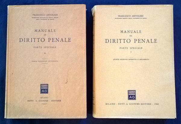 Abebooks Manuale di diritto penale. Parte speciale I-II