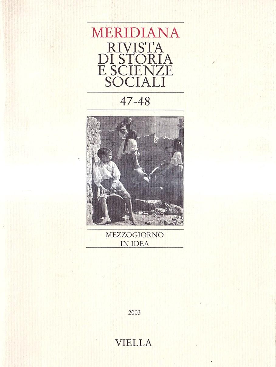 Abebooks Meridiana. Rivista Di Storia E Scienze Sociali - Vol. 47-48: Mezzogiorno In Idea