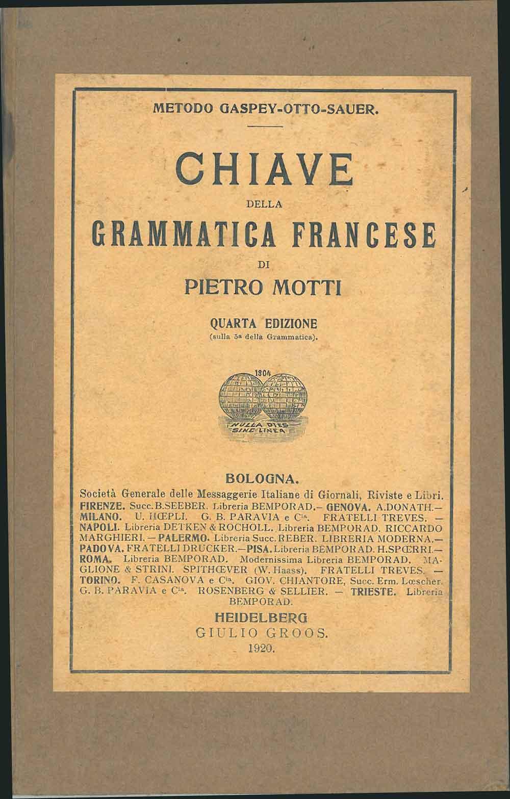 Abebooks Metodo Gaspey-Otto-Sauer. Chiave della grammatica francese