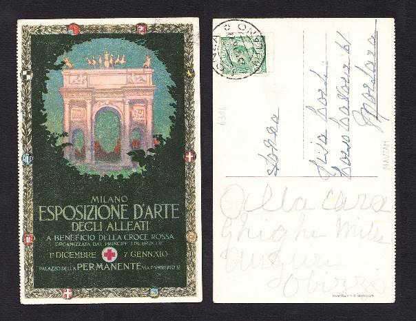 Abebooks MILANO ESPOSIZIONE D¿ARTE DEGLI ALLEATI a beneficio della CROCE ROSSA organizzata dal Principe J. DE BROGLIE dal 1° Dicembre al 7 Gennaio al Palazzo della PERMANENTE via P. Umberto 32