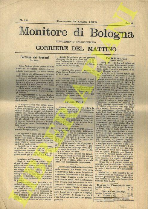 Abebooks Monitore di Bologna. Supplemento straordinario Corriere del Mattino