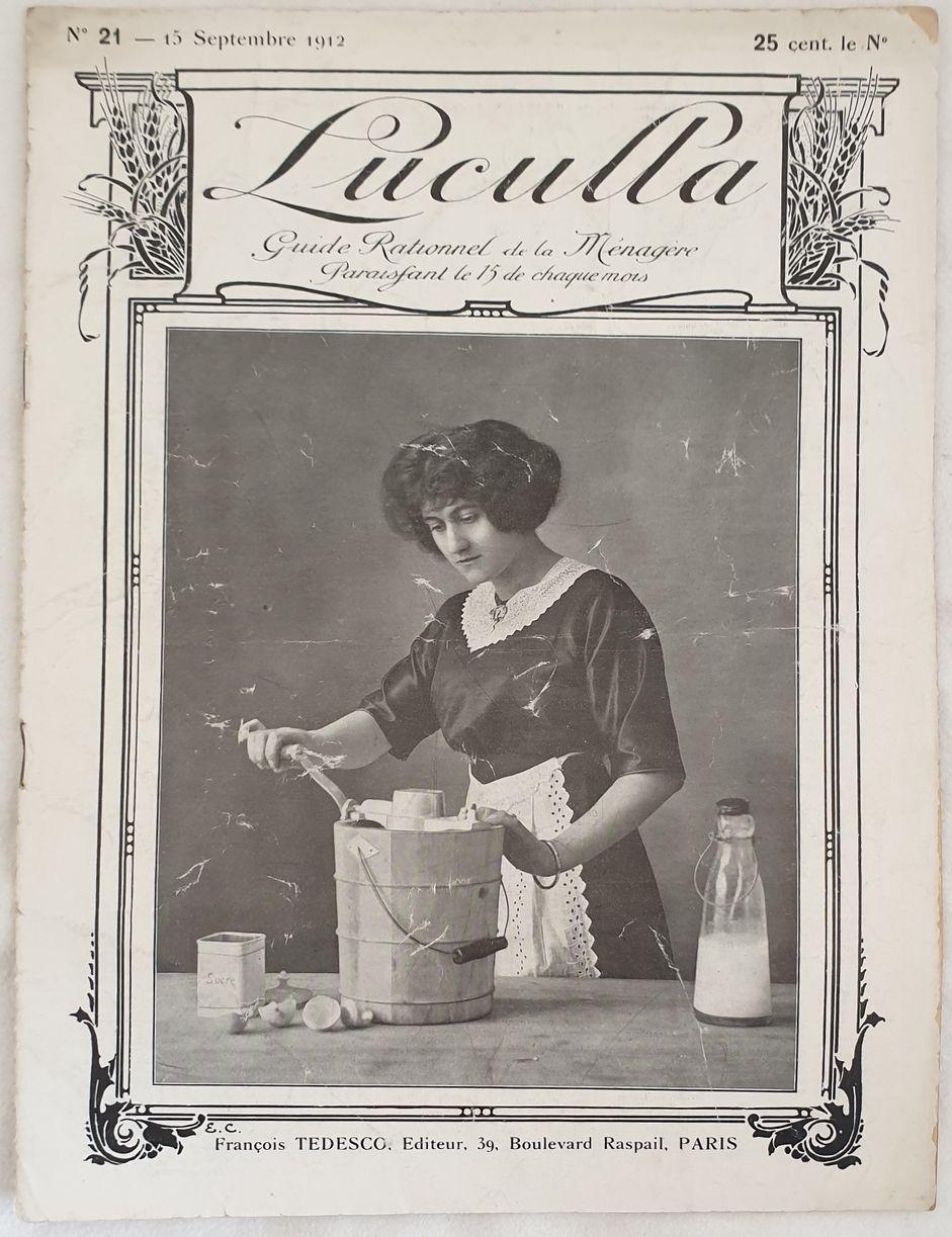 Abebooks N. 21 - 15 SEPTEMBRE 1912 LUCULLA GUIDE RATIONNEL DE LA MENAGERE