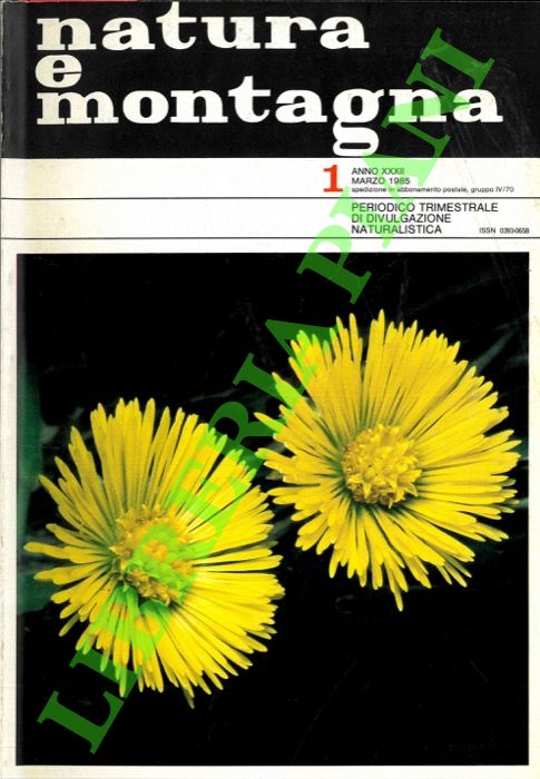 Abebooks Natura e montagna. Periodico trimestrale di divulgazione naturalistica. 1985