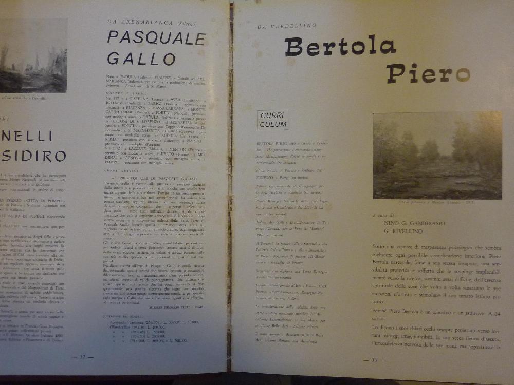 Abebooks Nome POMPEI '72 ANTOLOGIA ARTISTI DEL CENTENARIO