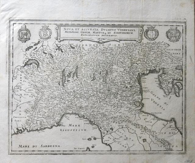 Abebooks Nova et accurata Ducatus Venetiani Mediolani Genuae Mantuae et finitimorum principatum delineatio