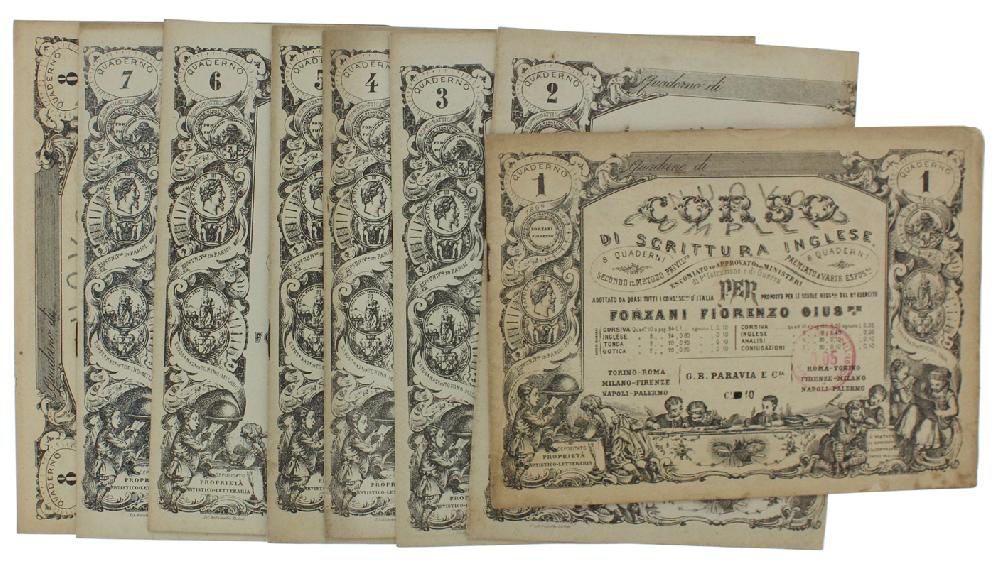 Abebooks NUOVO CORSO COMPLETO DI SCRITTURA INGLESE in 8 quaderni: Quaderno n. 1 2 3 4 5 6 7 8.: