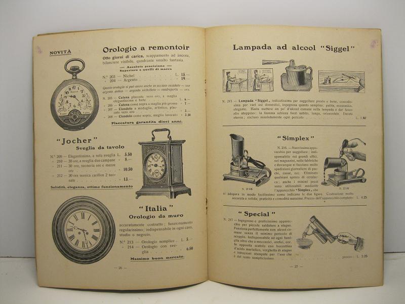 Abebooks Premiata Ditta Guido Enrietti. Catalogo generale articoli elettrici giocattoli scientifici novita' utili e pratiche. N. 1