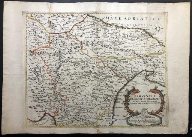 Abebooks Provincie di Basilicata e Terra di Bari già delineate dal Magini e nuovamente ampliate secondo lo Stato Presente