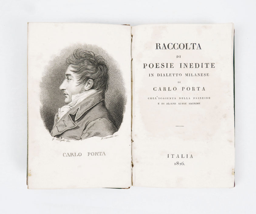 Abebooks Raccolta di poesie inedite in dialetto milanese di Carlo Porta coll aggiunta della Prineide e di alcune altre anonime [VARIANTE I TER]