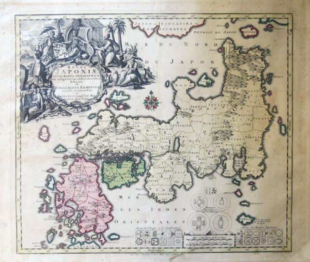 Abebooks Regni Japoniae. Nova mappa geographica ex indigenarum observationibus delineata