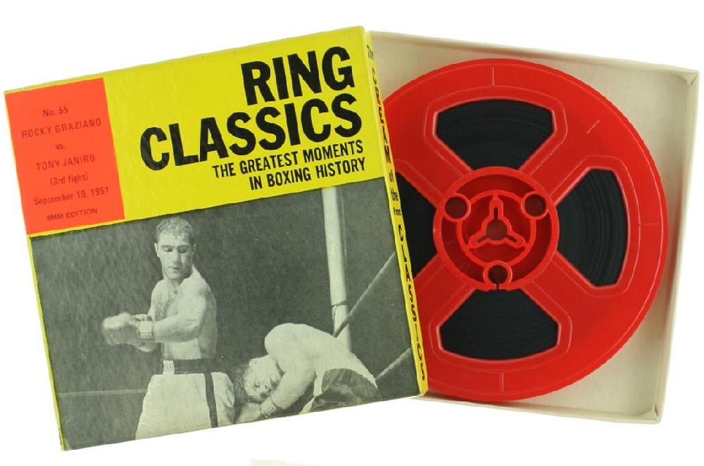 Abebooks ROCKY GRAZIANO vs TONY JANIRO (3rd fight) September 19 1951 - RING CLASSICS No. 55 (8 mm original film):