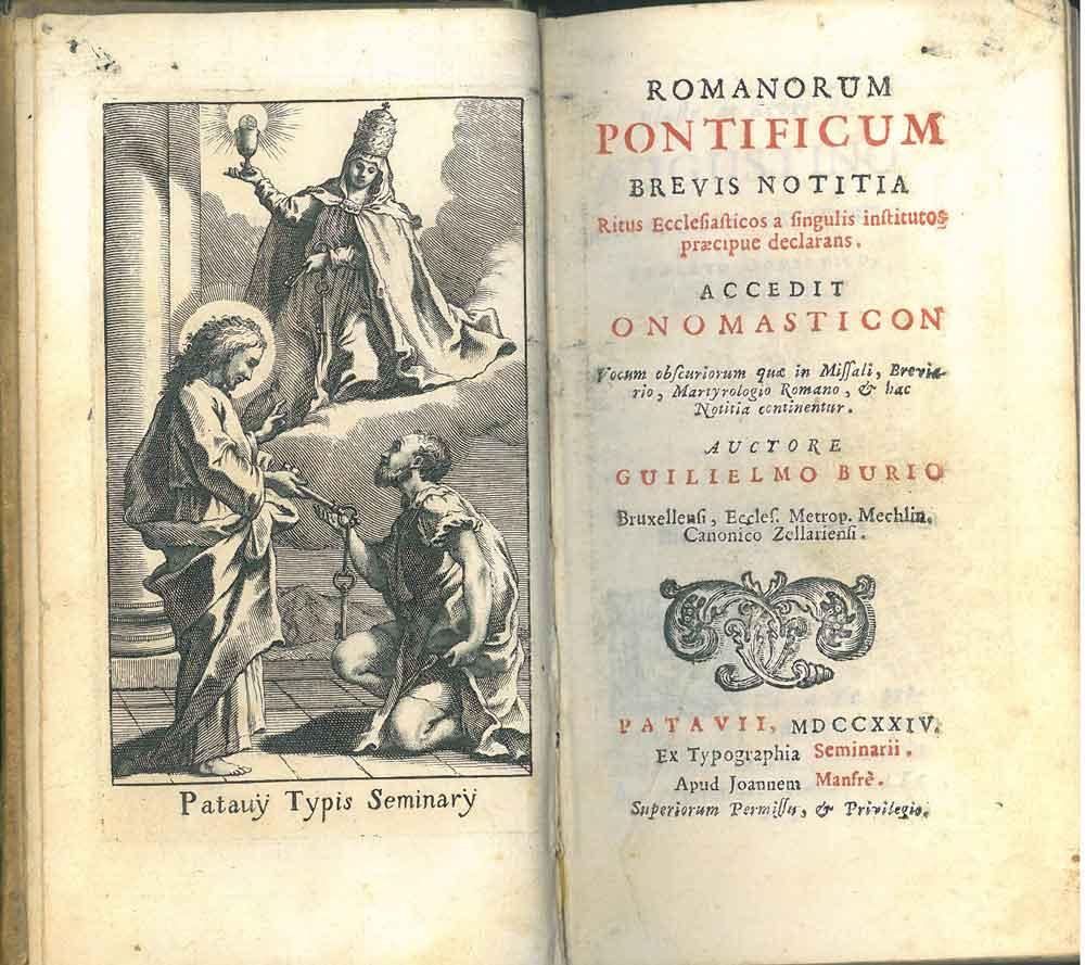 Abebooks Romanorum Pontificum brevis notitia ritus ecclesiasticos a singulis institutos praecipue declarans. Accedit onomasticon vocum obscuriorum quae in missali breviario martyrologio Romano & hac notitia continetur. Auctore G