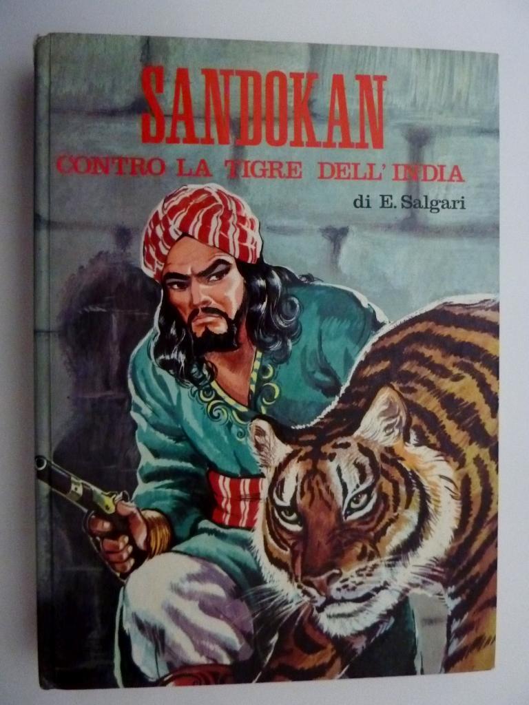Abebooks "SANDOKAN CONTRO LA TIGRE DELL'INDIA di E. Salgari. A Cura di C. Galli illustrazioni di A. D'Agostini"