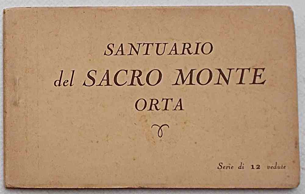 Abebooks Santuario del Sacro Monte Orta. Serie di 12 vedute