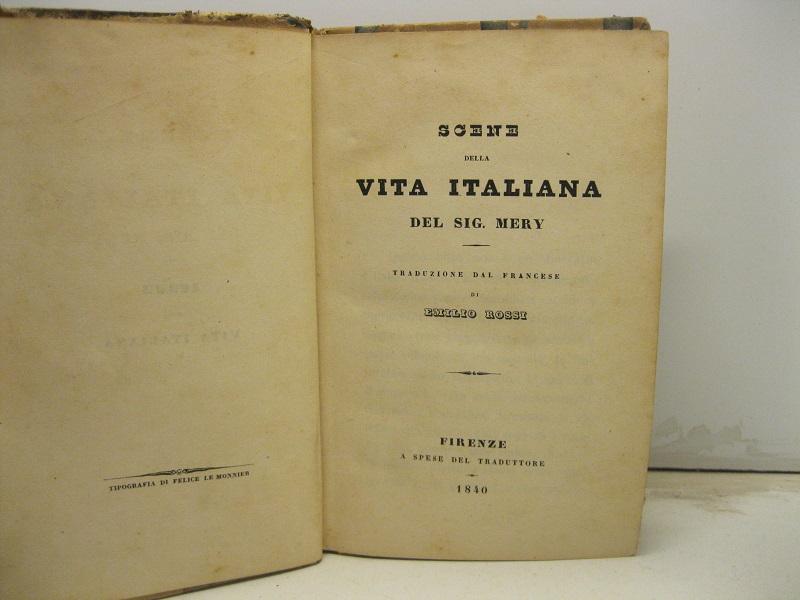 Abebooks Scene della vita italiana. Traduzione dal francese di Emilio Rossi