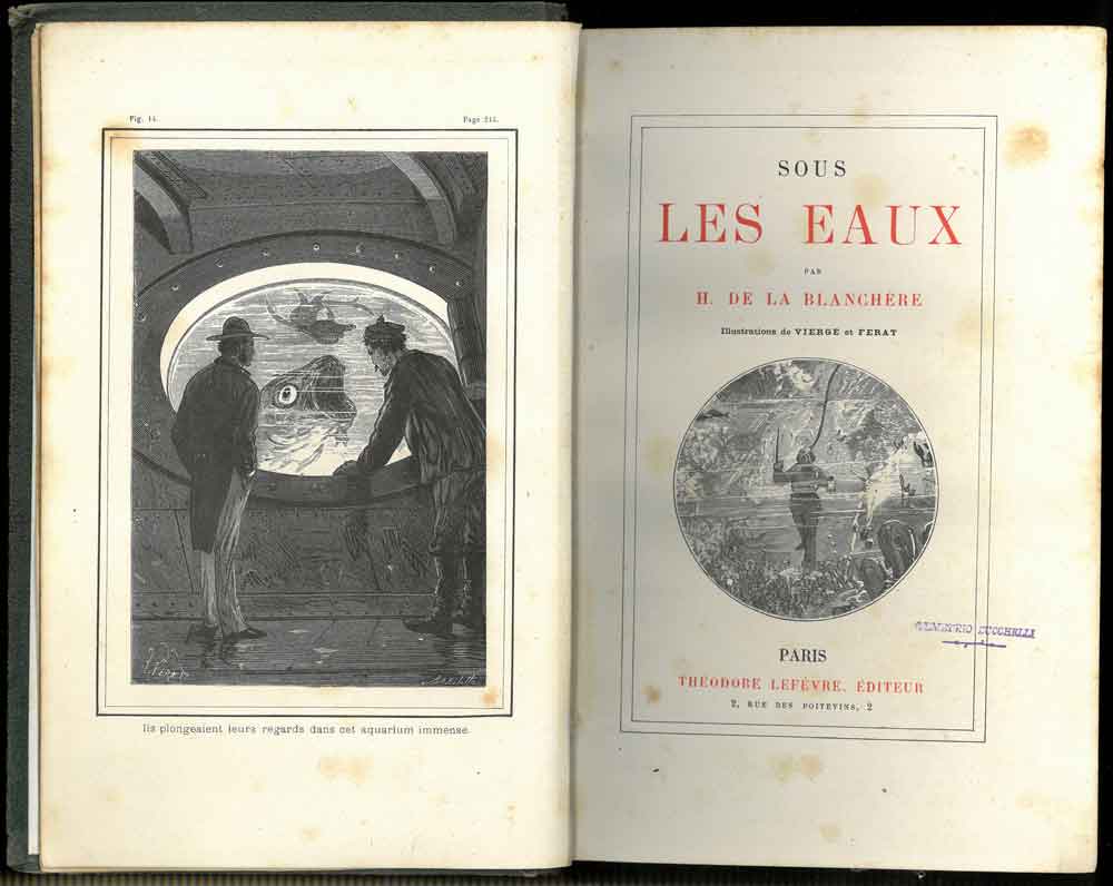 Abebooks Sous les Eaux. Illustrations de Vierge et Ferat