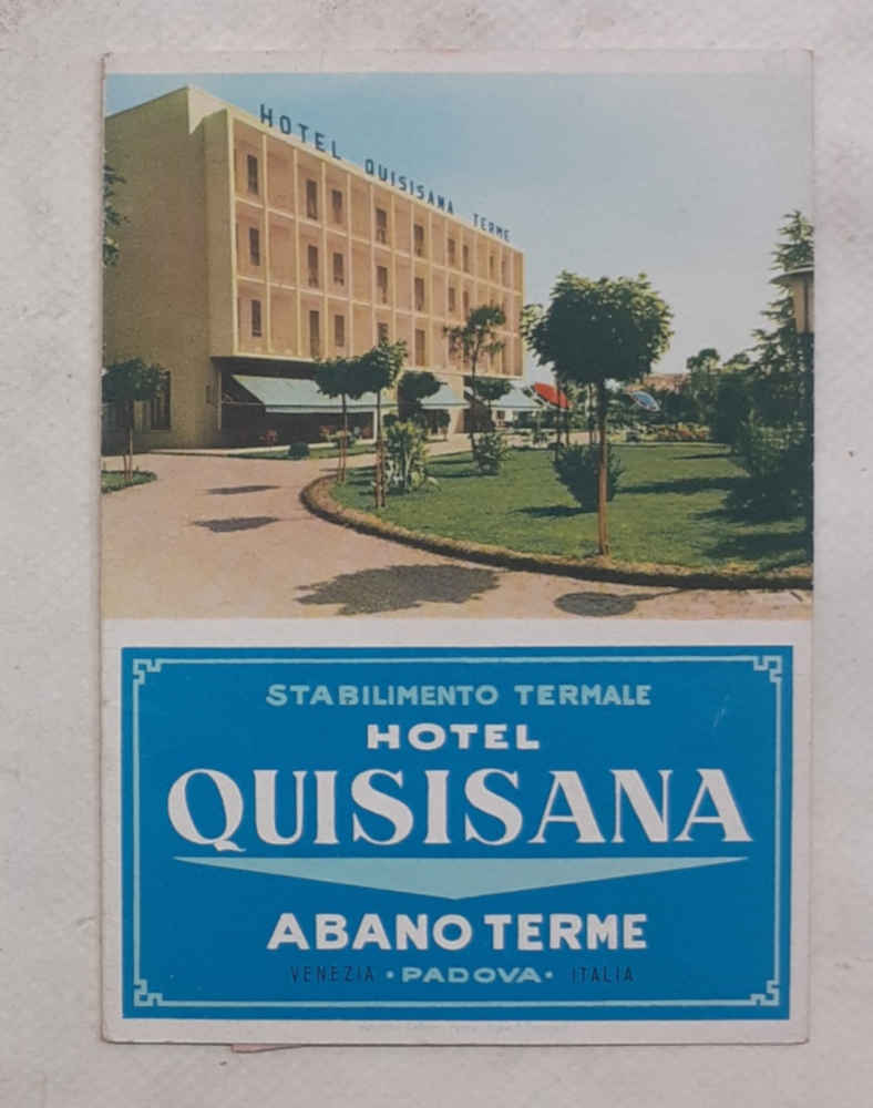 Abebooks Stabilimento Termale hotel Quisisana. Abano Terme
