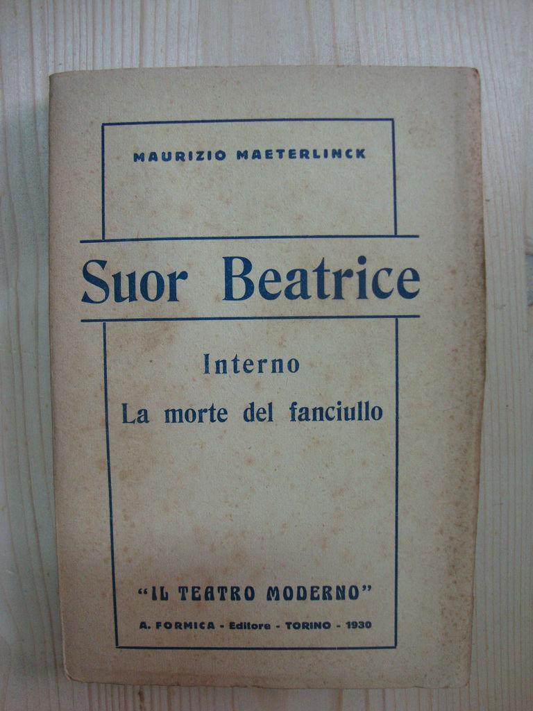 Abebooks Suor beatrice - Interno - La morte del fanciullo