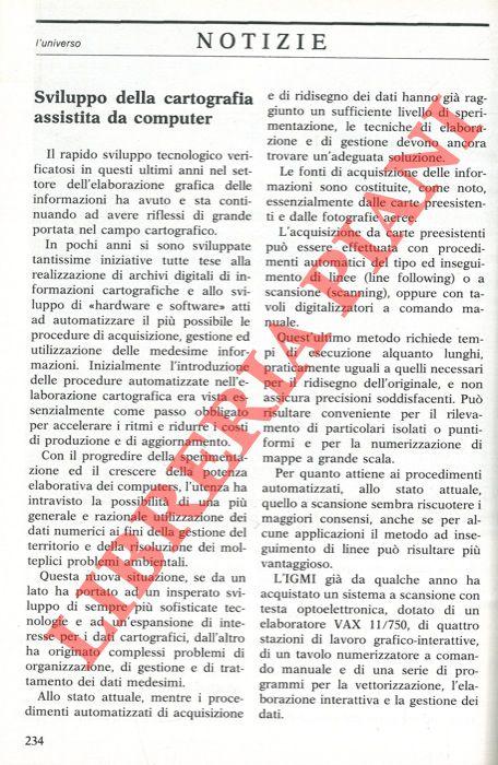 Abebooks Sviluppo della cartografia assistita da computer