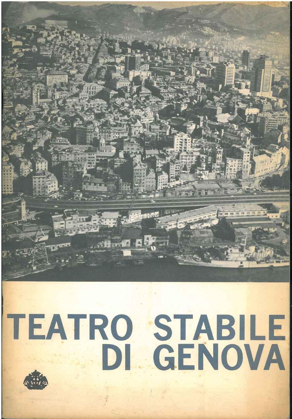 Abebooks Teatro stabile di Genova. Tournee ufficiale de "I due gemelli veneziani" negli USA. maggio/giugno 1968