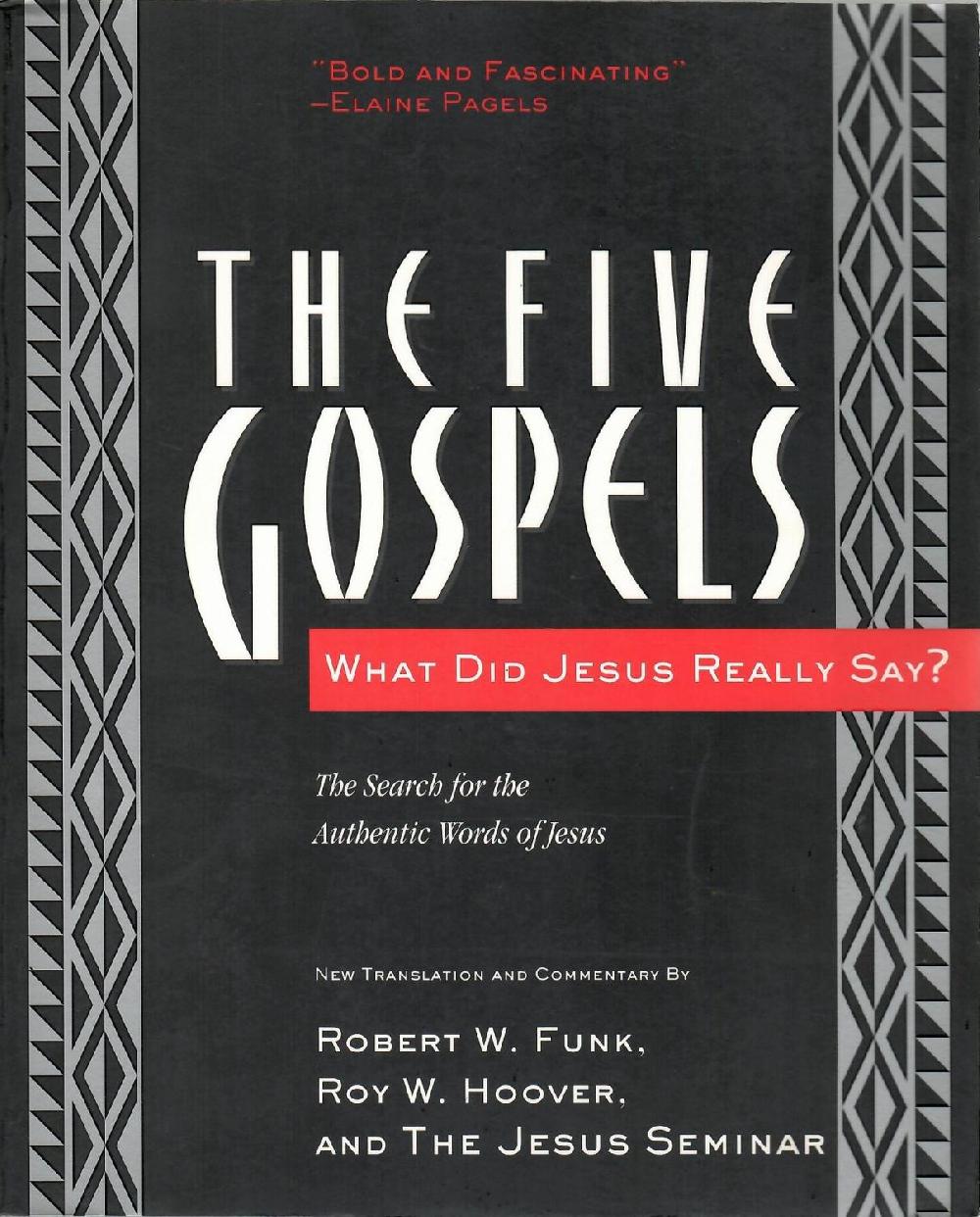 Abebooks The Five Gospels: The Search for the Authentic Words of Jesus
