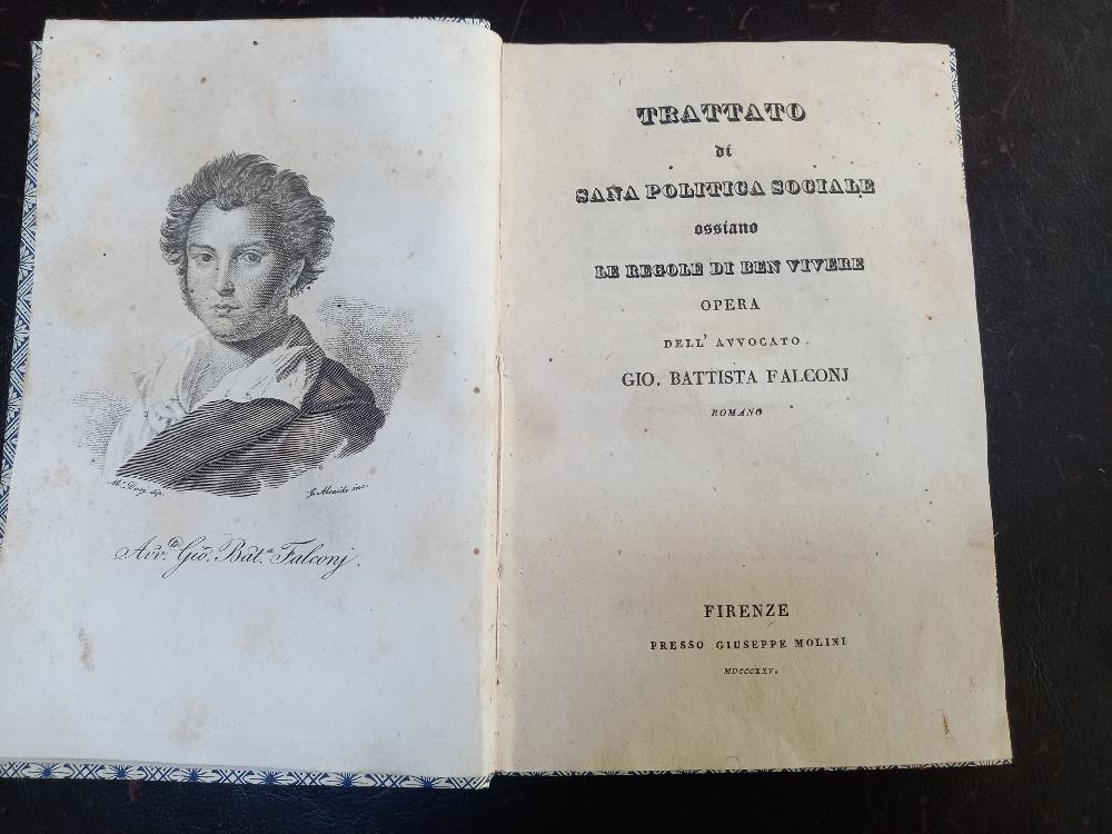 Abebooks Trattato di Sana Politica Sociale ossiano Le Regole di Ben Vivere. Opera dell'Avvocato Gio. Battista Falconj Romano